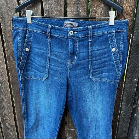 Torrid Slim Boot Vintage Stretch Mid-Rise Snap Pocket Jeans Sz 16T - Picture 5 of 14